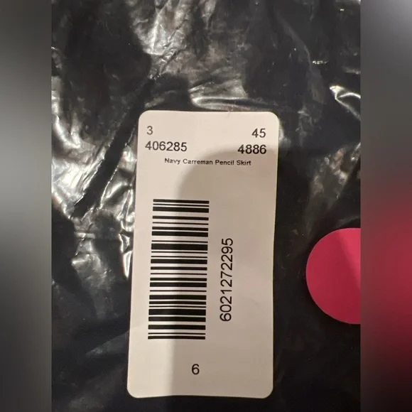 NWT Ann Taylor Navy Blue Pencil Skirt - Picture 2 of 7